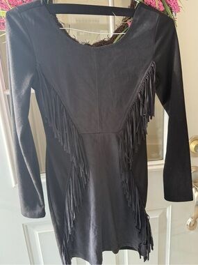 Ya Los Angeles SEXY Fringe Mini Dress